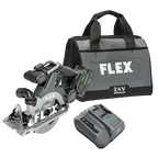 FLEX FX2131A-1C 6-1/2" In-Line Circular Saw Kit