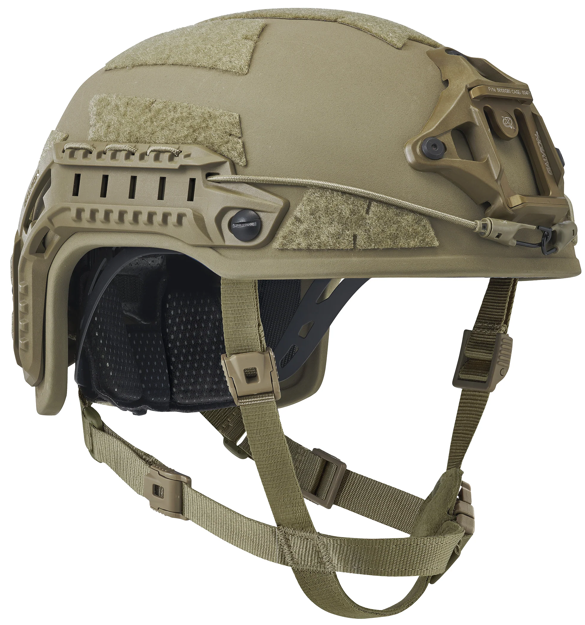 Galvion Caiman TL - Max Coverage High-Cut Helmet - Stops .357 SIG & .44 Magnum