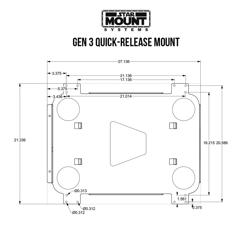 Starlink Star-Mount Voyager Mount for Gen 3