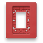 Genesis LED EG1 Wall Trim Plate Red Compact Fire Safety System