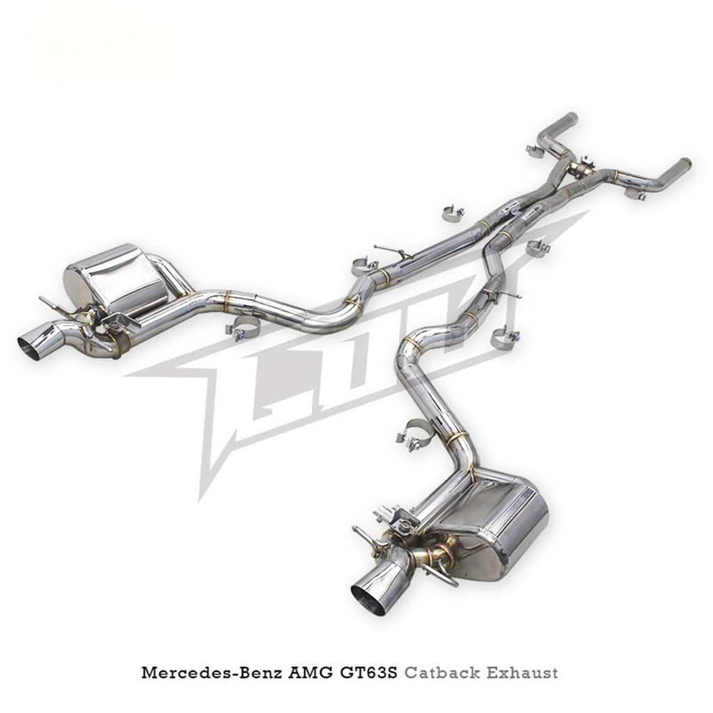 T304 Stainless Steel Catback Exhaust System for Mercedes Benz AMG GT63 GT63S X290 4.0T
