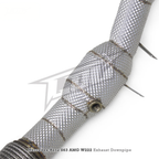 High Flow Catted Stainless Steel Downpipe for Mercedes Benz S560 S580 4.0T