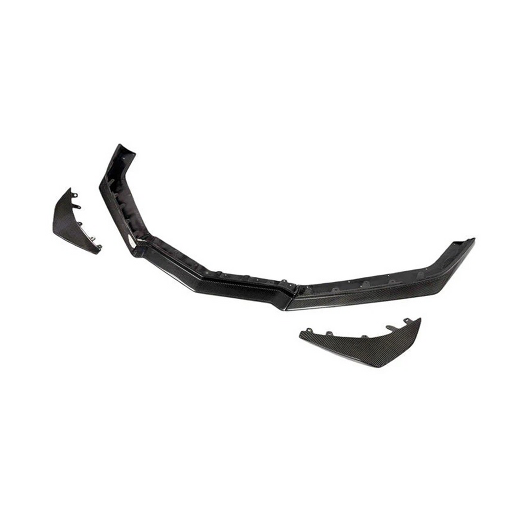 Dry Carbon Fiber OEM Style Front Lip w/ Canards for Chevrolet Corvette C8 Z06 E-Ray