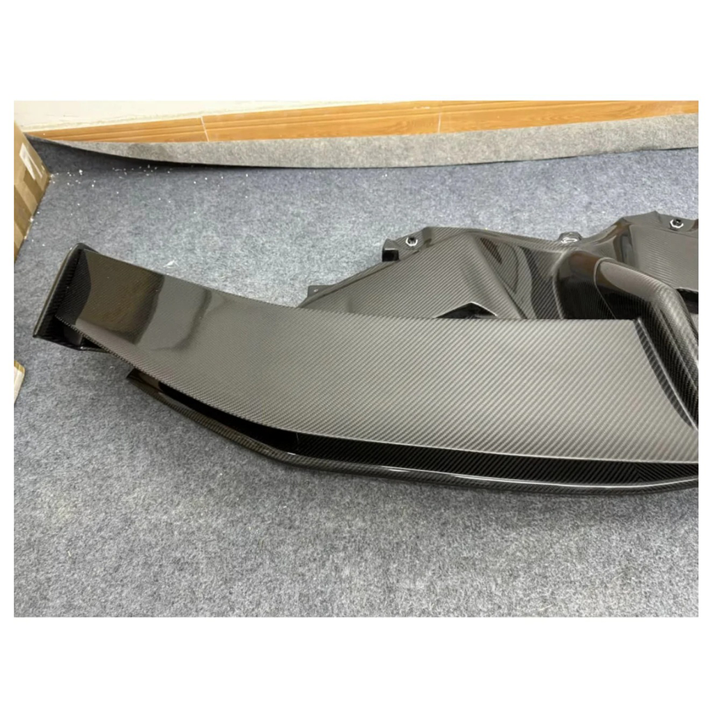 SVJ Style Dry Carbon Fiber Rear Wing with Base for Lamborghini Aventador LP700 LP750 SVJ