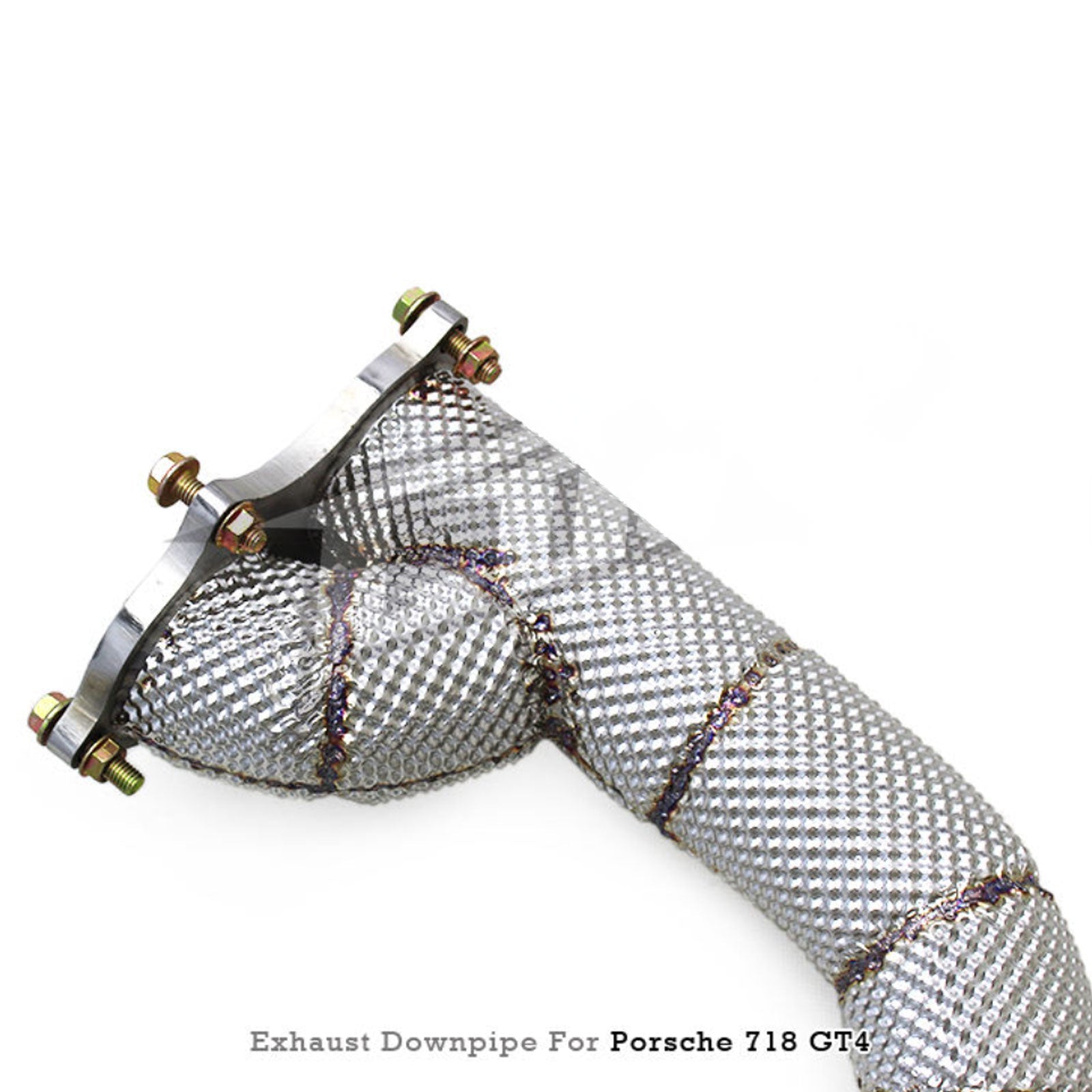 High Flow Exhaust Downpipe for Porsche Cayman 718 GT4 RS 4.0L 2022-2025 Catless