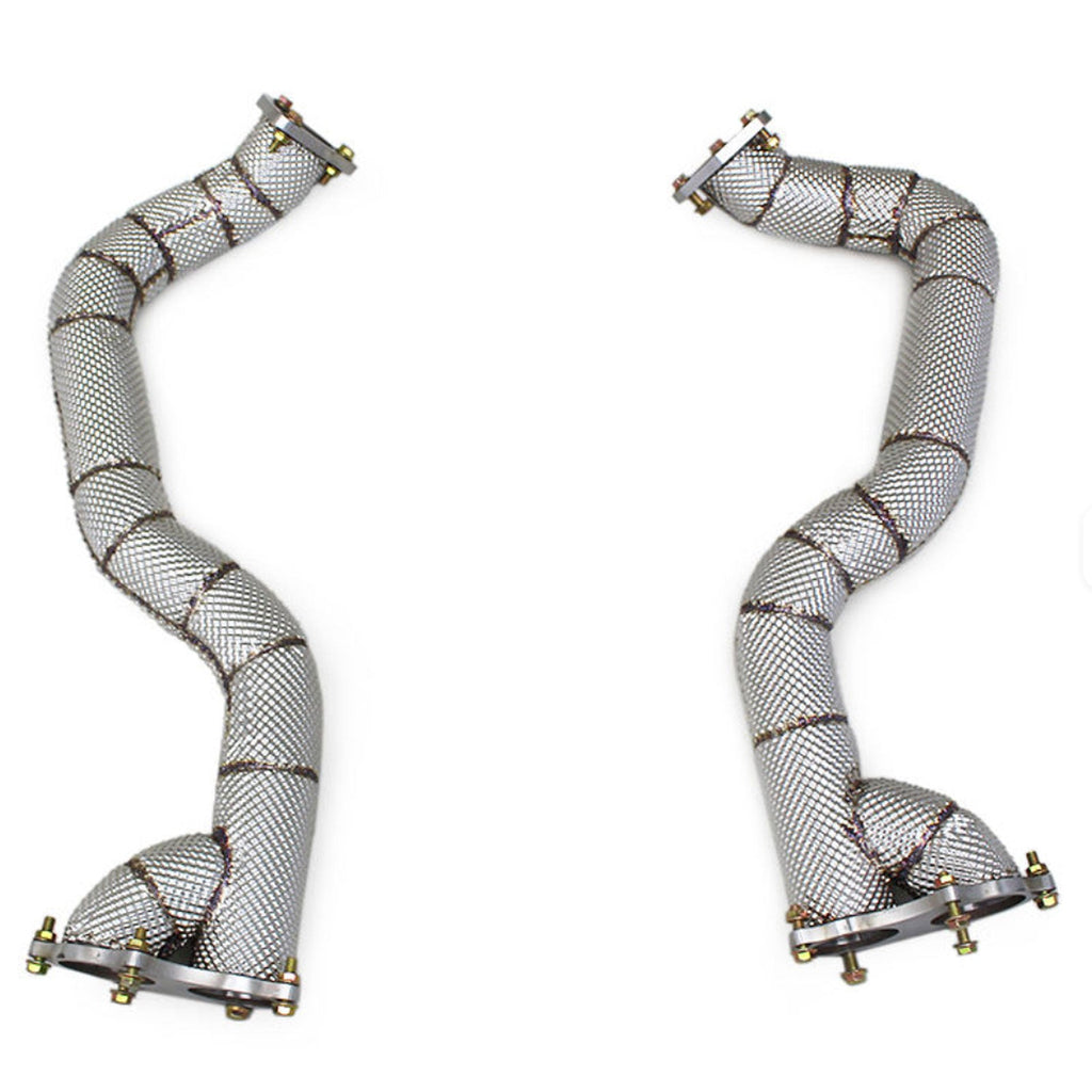 High Flow Exhaust Downpipe for Porsche Cayman 718 GT4 RS 4.0L 2022-2025 Catless