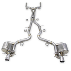 T304 Stainless Steel Catback Exhaust System for Mercedes Benz AMG GT63 GT63S X290 4.0T