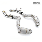 Custom 300 Cell Catted Downpipe Header System for Mercedes‑Benz E63 E63S AMG GT C 4.0TT
