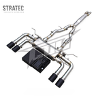 Valved Stainless Steel Catback Exhaust System for Jaguar F‑TYPE V8 5.0T