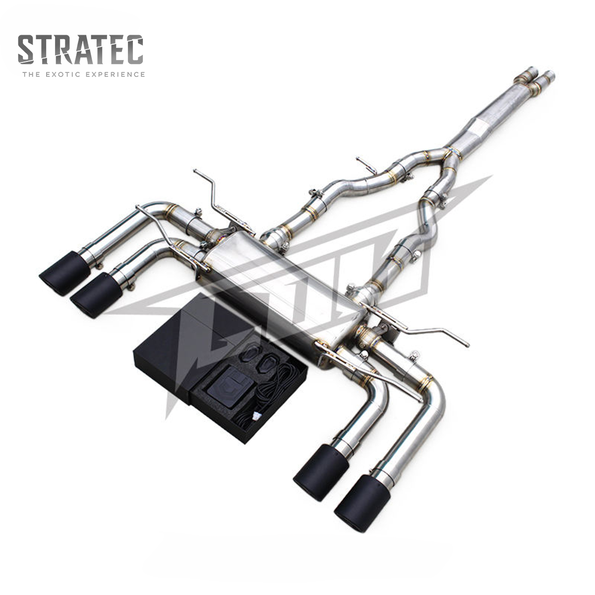 Valved Stainless Steel Catback Exhaust System for Jaguar F‑TYPE V8 5.0T