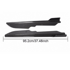 Dry Carbon Fiber Side Skirts Extension Panel for Chevrolet Corvette C8