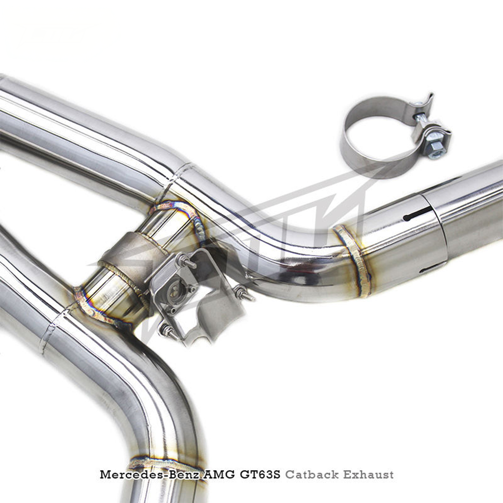 T304 Stainless Steel Catback Exhaust System for Mercedes Benz AMG GT63 GT63S X290 4.0T