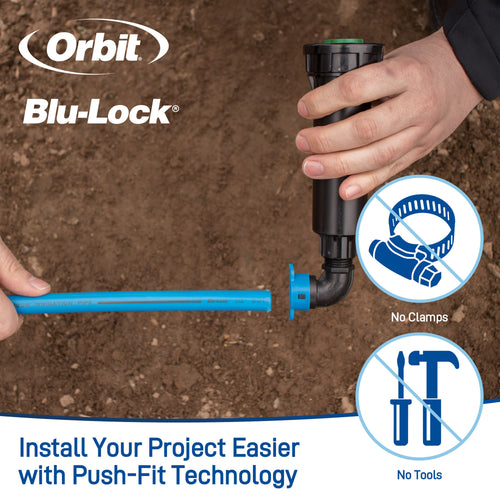 1/2" Blu-Lock x 1/2" MPT Elbow | 31970