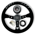 Suede Steering Wheel + Hub Adapter Kit For Subaru Impreza WRX STI Legacy Eclipse