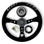 6-Bolt Racing Steering Wheel + Hub Adapter Boss Kit for Honda Acura Civic, Del Sol, Integra
