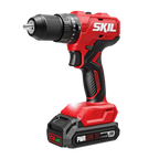SKIL HD6280B-11 Brushless 20V Hammer Drill Kit, with 75-Pc. Drill & Drive Bit Set with Interlocking Case