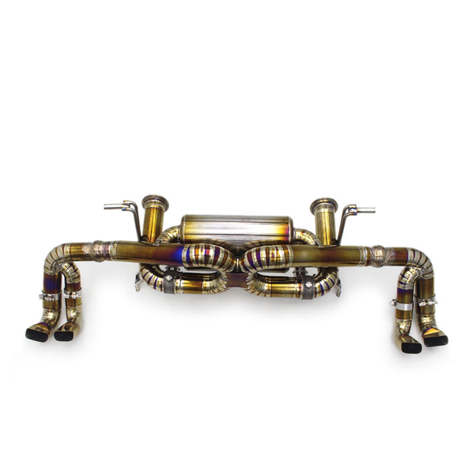 Titanium True F1 Valved Exhaust System for Audi R8 2008–15 Type 42