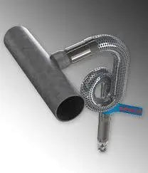 Hose 36" Stainless Steel 3/4" OLT 1.5" Elbow