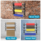 Car Vinyl Wrap Wrapping Sheet Sticker Decal Wall Rack/Holder Brown Shipping Paper Dispenser - 156cm