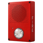 Kidde Outdoor Fire Speaker Strobe with Clear Lens 25/70V