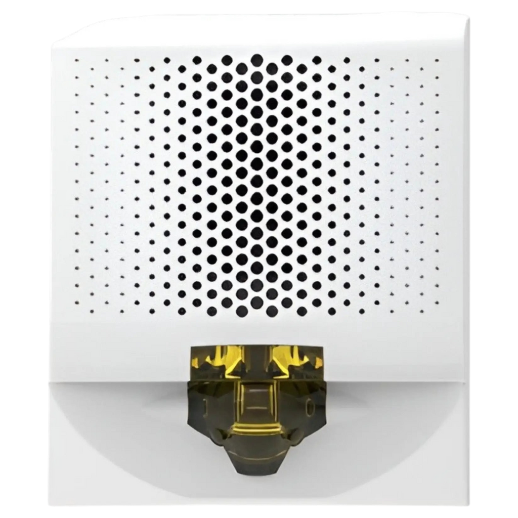 Kidde Speaker-Strobe White Amber Lens Fire Alarm for Safety
