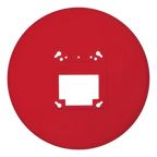 Kidde Red Ceiling Trim Plate for Reliable Fire Protection Safety in Homes and Businesses