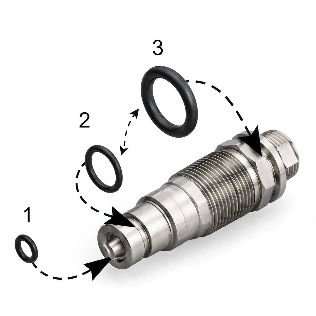 Bulkhead Fitting Replacement Part for Fire Systems