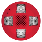 Kidde Ceiling Horn Strobe 115cd Red UL/FM Approved Fire Alert for Safety