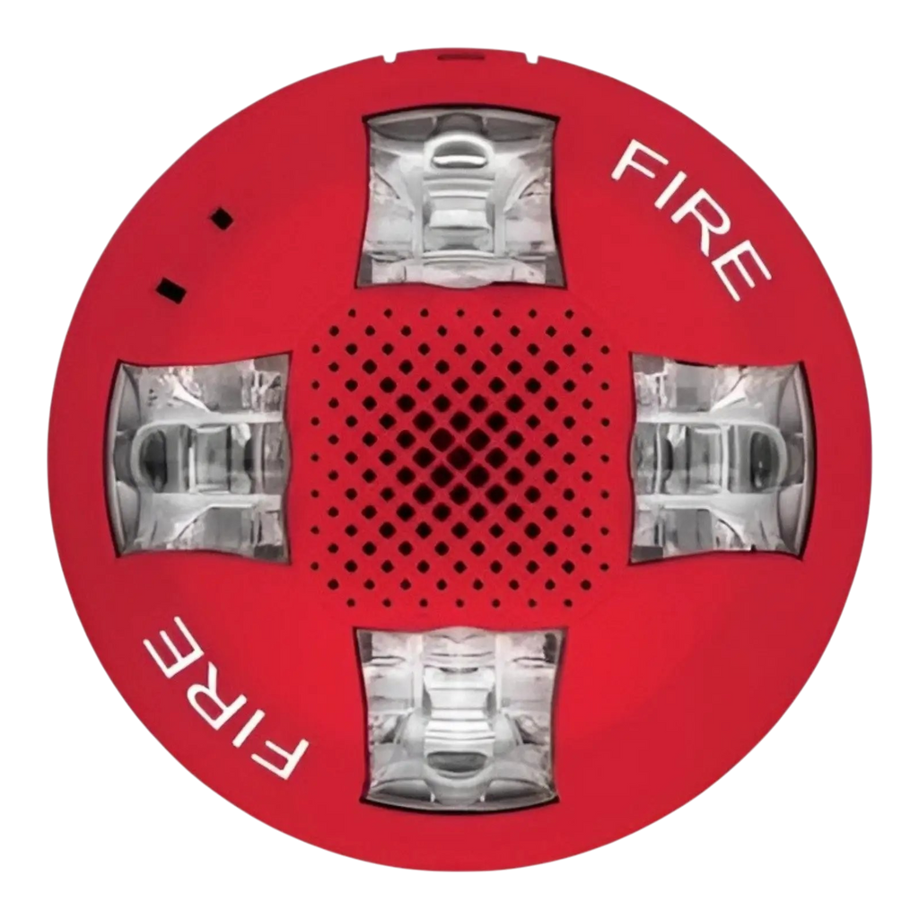 Kidde Ceiling Horn Fire Alarm with Room Wiring Plate for Contractor Safety