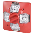 Kidde Outdoor Horn Strobe 15-30 Cd Red High-Visibility Alert