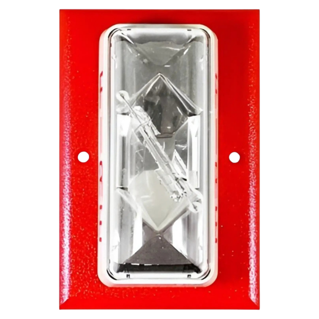 Kidde 110 Cd Red Strobe Light 120 Vac High-Intensity Fire Alert for Home and Business Safety