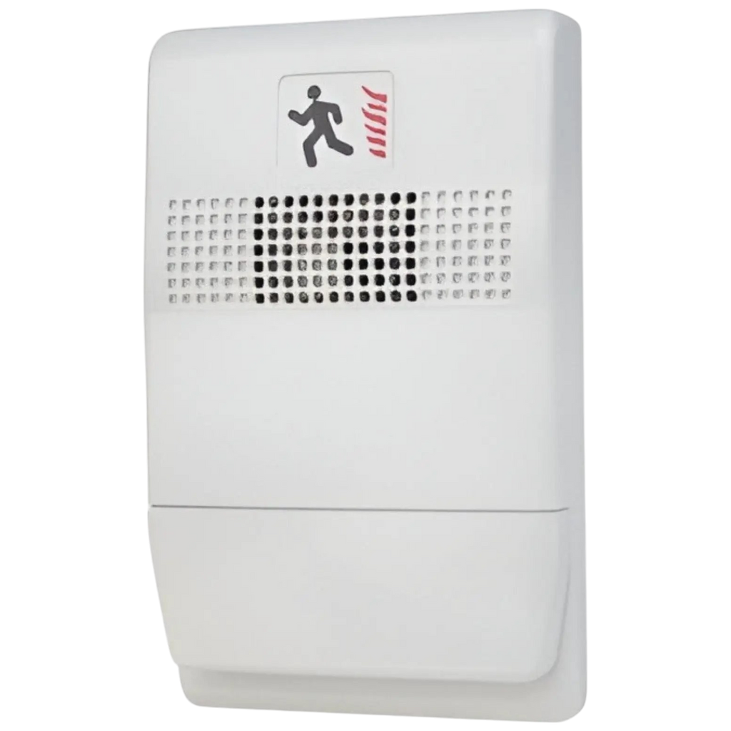 Kidde 24VDC Wall Mount Fire Alert Chime White UL/FM Approved for Safety Contractors