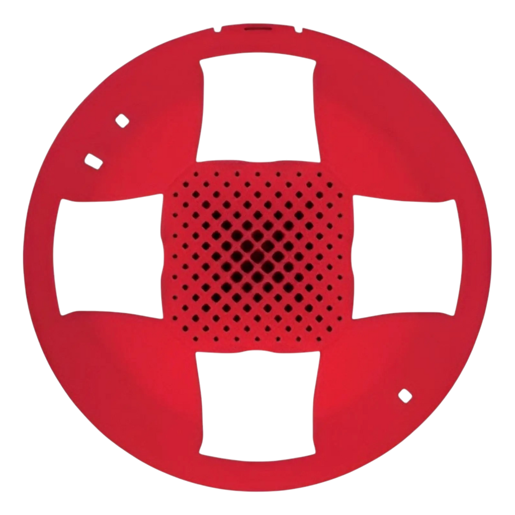 Kidde Genesis Red Ceiling Speaker Strobe Cover UL/FM Approved for Enhanced Fire Safety