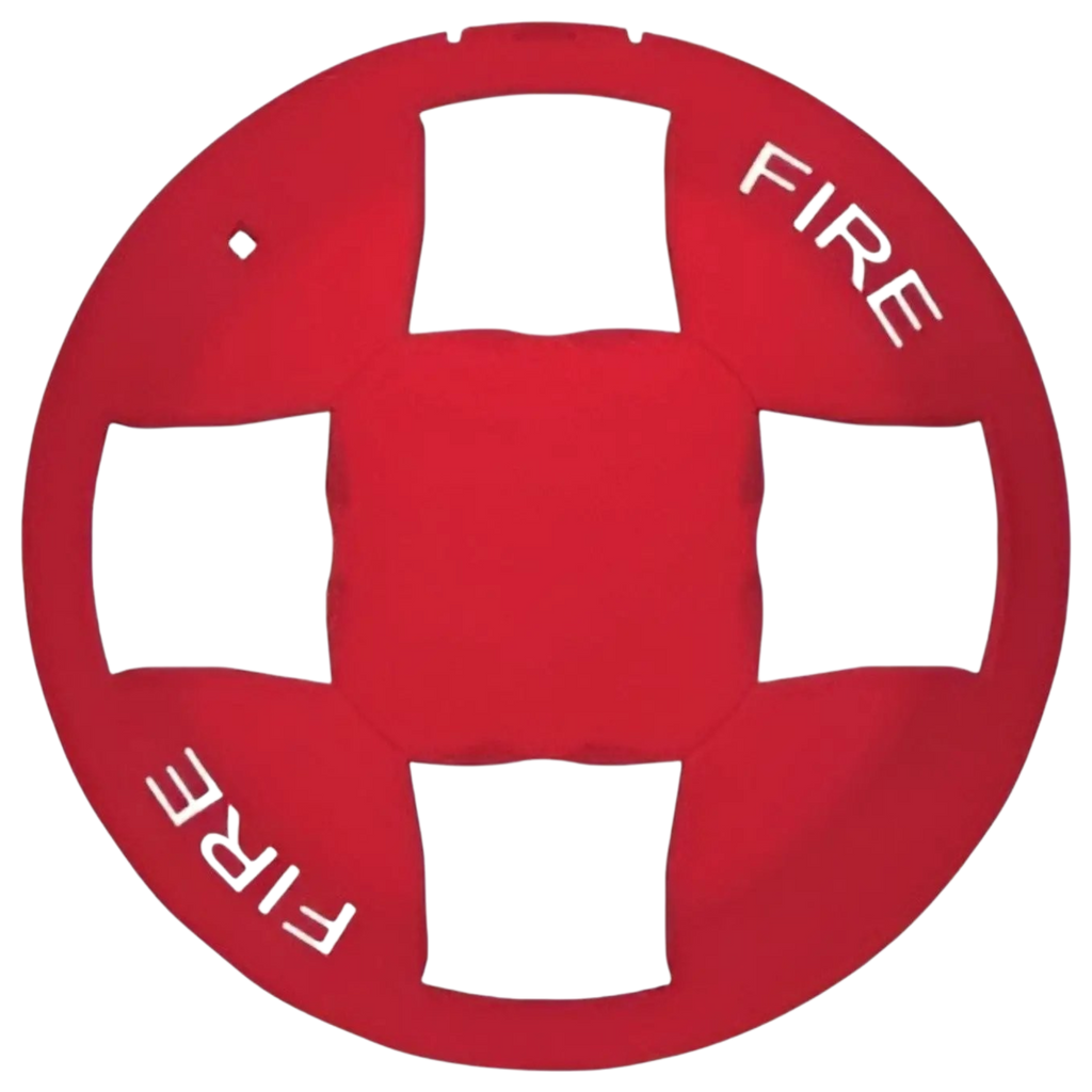 Kidde Ceiling Cover Red Fire Marking UL/FM Approved High Visibility Safety for Buildings