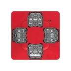 Kidde Outdoor Speaker Strobe 15-30cd Red UL/FM Approved