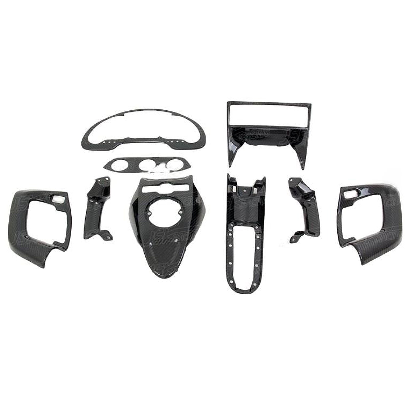 Dry Carbon Fiber Interior Panel Trim Replacement for Lamborghini Gallardo LP550 LP560 LP570