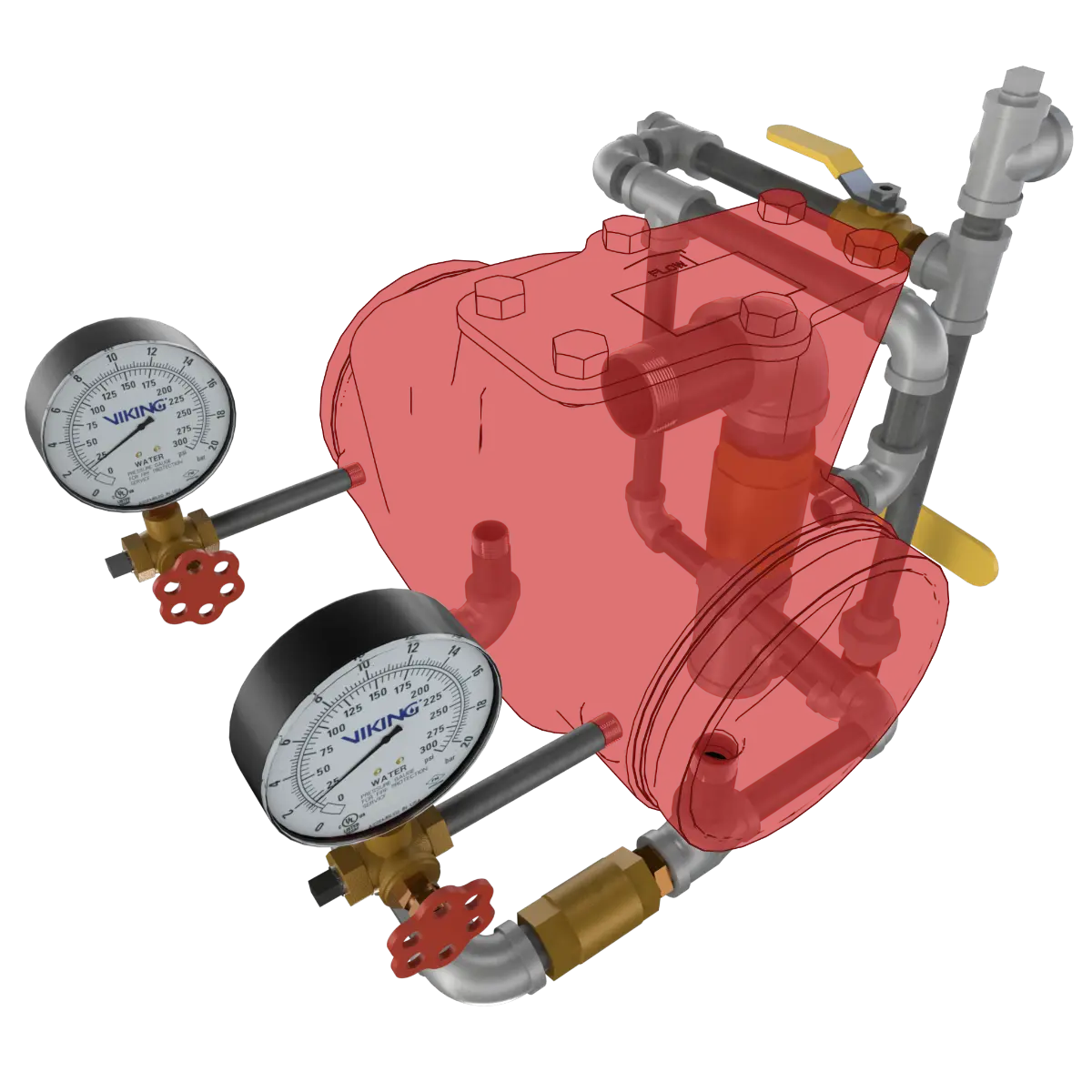Viking J-1 Alarm Check Valve for Fire Sprinkler Systems