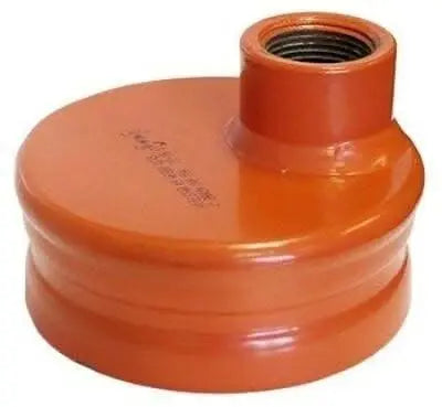 K9 Grooved Drain Cap With 1" Polished Impact