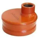 K9 Grooved Drain Cap With 1" Polished Impact