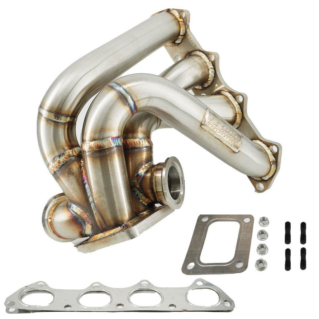 B Series Forward Front Facing Turbo Manifold T4 B16 B18 B20 GSR B18C SFWD 44mm