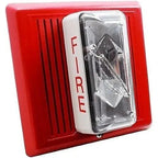 Kidde 15/75 cd Re-entrant Speaker Strobe 25V White Wall Mount for Commercial Fire Safety