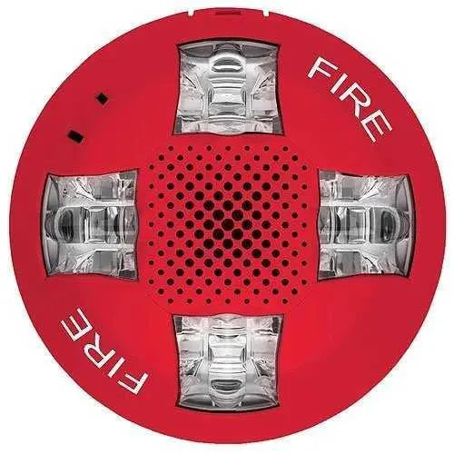 Kidde Ceiling Horn Fire Alarm with Room Wiring Plate for Contractor Safety