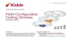 Kidde Compact Wall Strobe Red Fire Signal UL/FM Approved