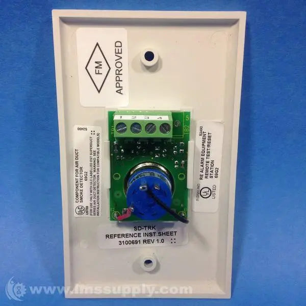 Kidde Duct Detector Remote Test Reset Station UL/FM Approved Fire Safety Accessory for Maintenance Professionals