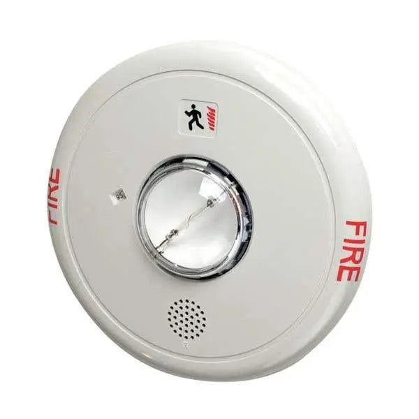 Kidde Fire Alarm Horn Strobe 24VDC Ceiling Mount for Rapid Fire Alert Safety