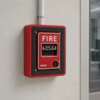 Kidde Flush Surface Mount Adapter Red for Fire Safety Systems