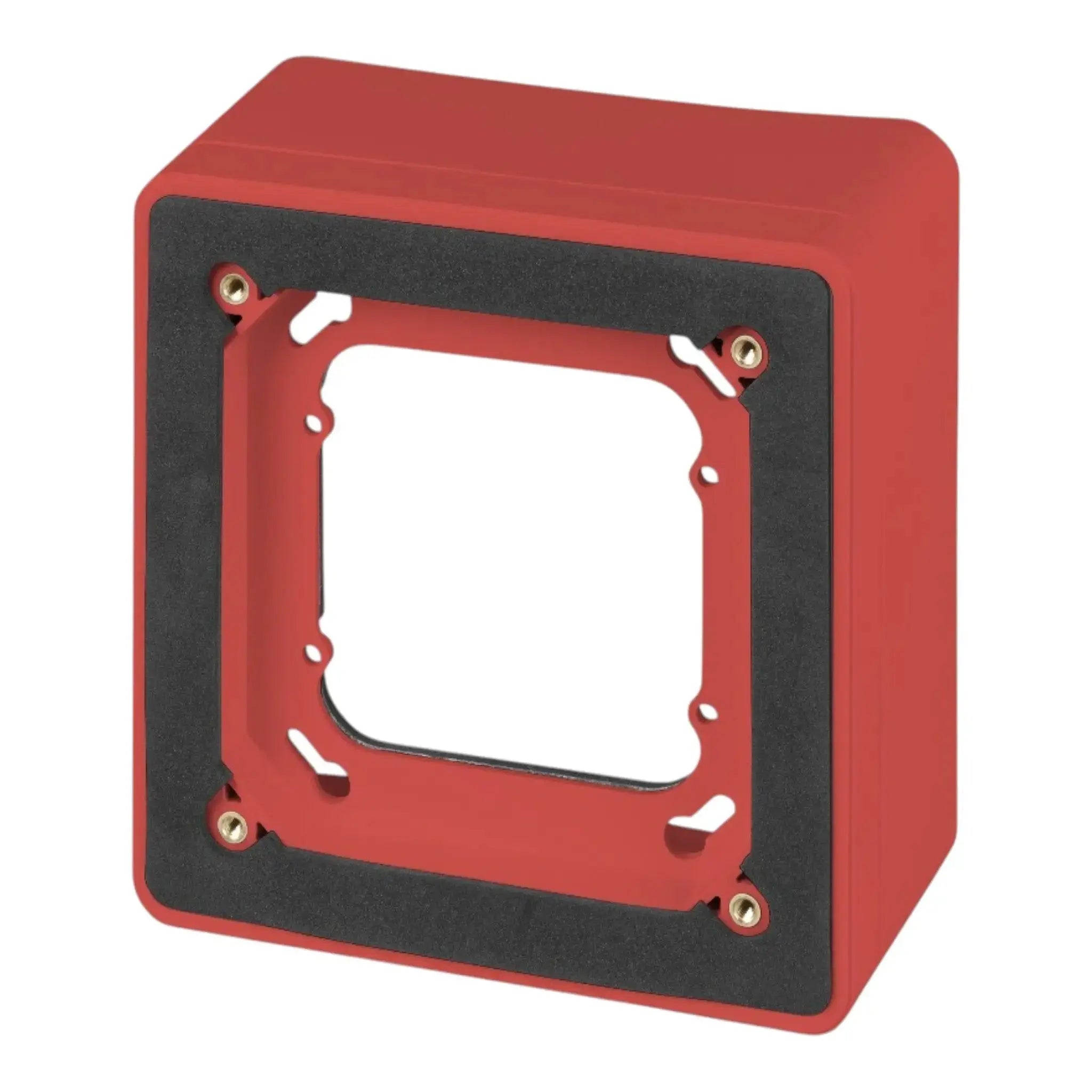 Kidde Flush Surface Mount Adapter Red for Fire Safety Systems