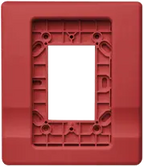 Kidde Genesis Fire Alarm Trim Red 1-Gang to 4-Inch Secure Fire Protection