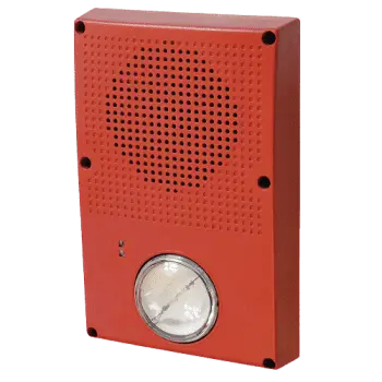 Kidde Outdoor Rated Fire Speaker Strobe Clear Lens 25/70V