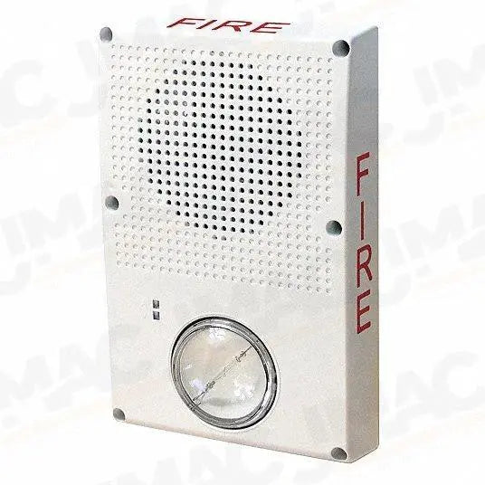 Kidde Outdoor Rated Fire Speaker Strobe Clear Lens 25/70V